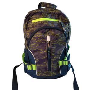 Eastsport Backpack Dynamic Blue Gray Green Camo Multi-Purpose Hiking School